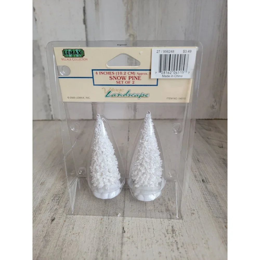 Lemax Snow Pine tree Village landscape 2000‎ accessory
